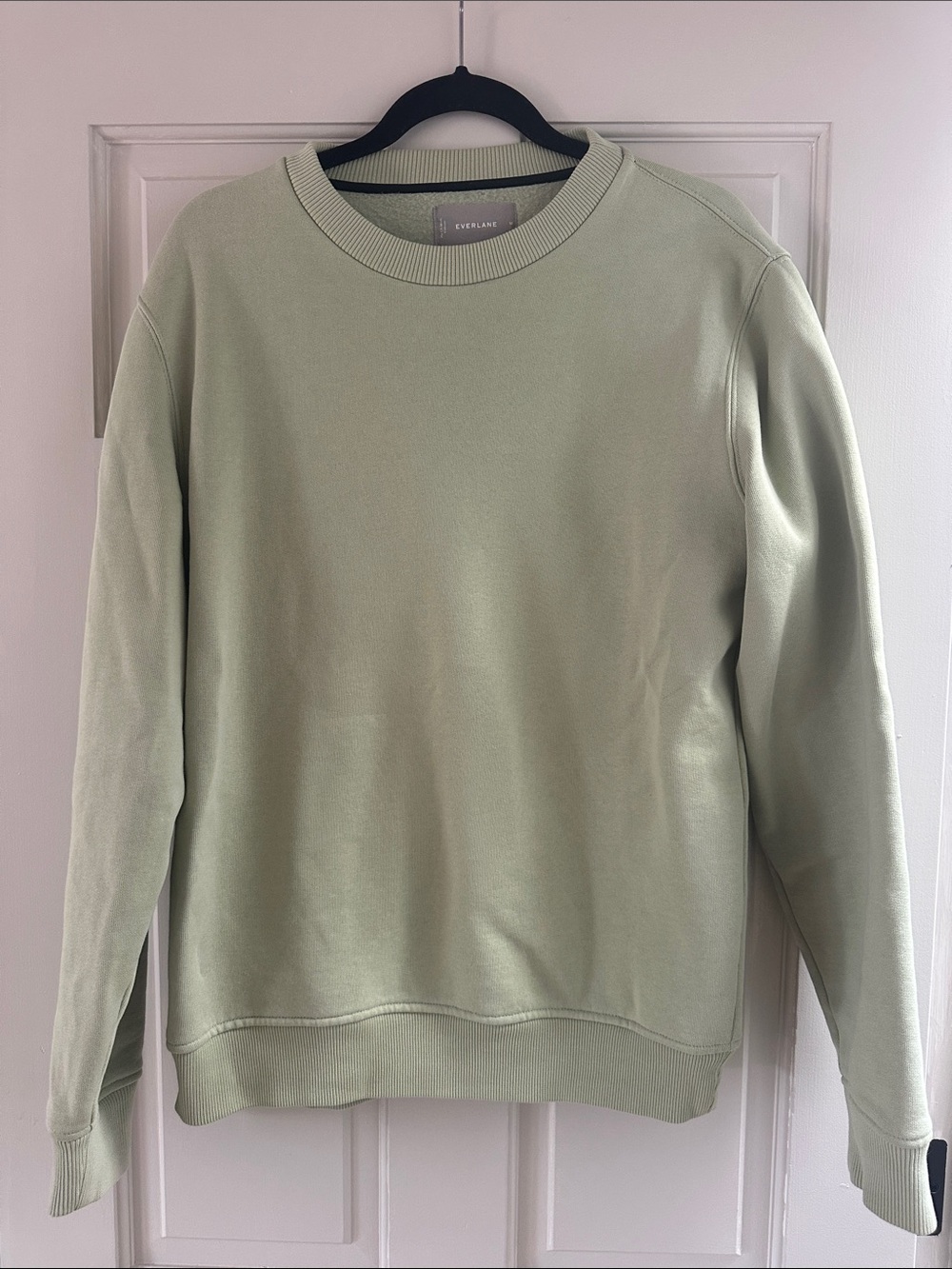 Everlane Men's Crewneck Sweatshirt - Sage Green